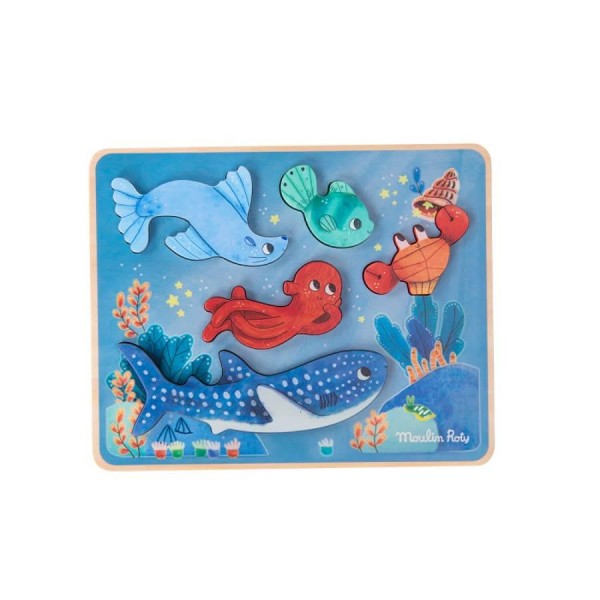 Moulin Roty Παζλ Ενσφηνωμάτων Βυθός