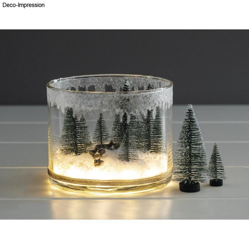 Διακοσμητικά Χιονισμένα Έλατα 7τεμ Διακοσμητικά Χιονισμένα Έλατα 7τεμ