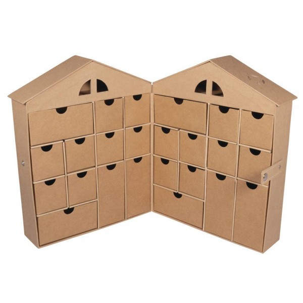 Χάρτινο Ημερολόγιο Χριστουγέννων Advent Σπιτάκι