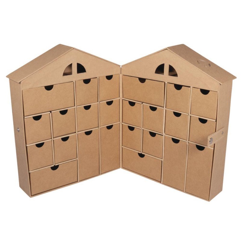 Χάρτινο Ημερολόγιο Χριστουγέννων Advent Σπιτάκι Χάρτινο Ημερολόγιο Χριστουγέννων Advent Σπιτάκι