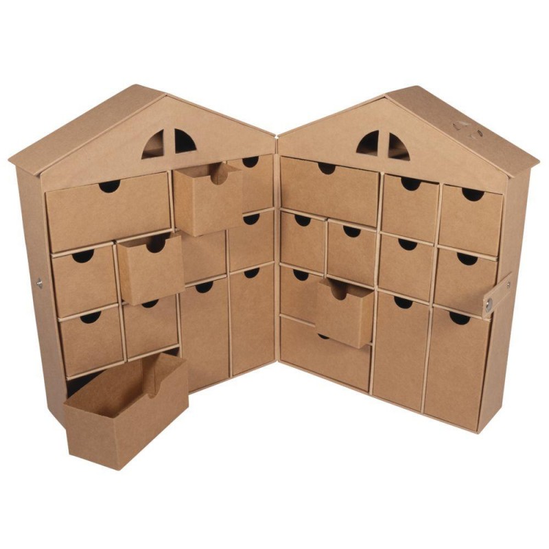 Χάρτινο Ημερολόγιο Χριστουγέννων Advent Σπιτάκι Χάρτινο Ημερολόγιο Χριστουγέννων Advent Σπιτάκι