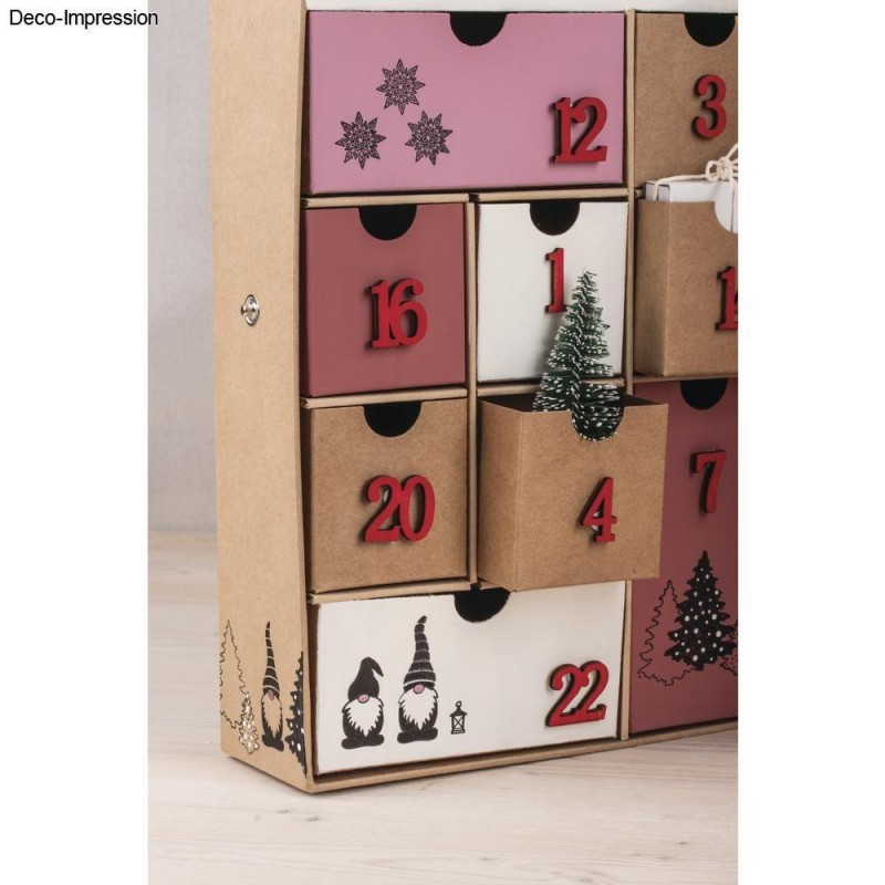 Χάρτινο Ημερολόγιο Χριστουγέννων Advent Σπιτάκι Χάρτινο Ημερολόγιο Χριστουγέννων Advent Σπιτάκι