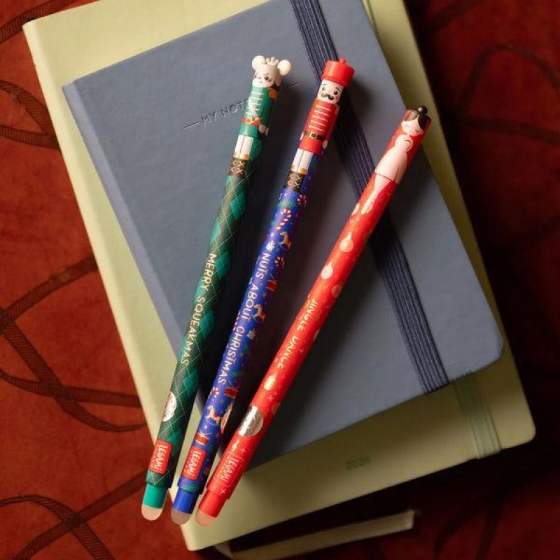 Legami Set Of 3 Erasable Gel Pens The Nutcracker