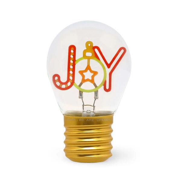Legami Lightbulb-Shaped Table Lamp - Joy
