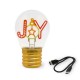 Legami Lightbulb-Shaped Table Lamp - Joy