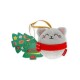 Legami Plush Christmas Decoration - Oh-Oh-Ohrnaments - Kitty