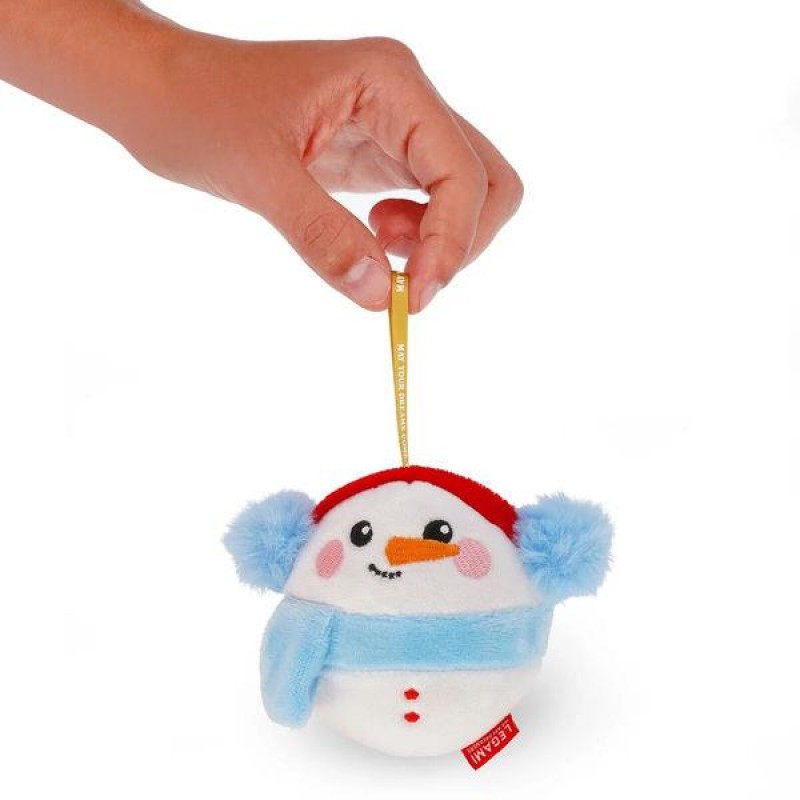 Legami Plush Christmas Decoration - Oh-Oh-Ohrnaments - Snowman
