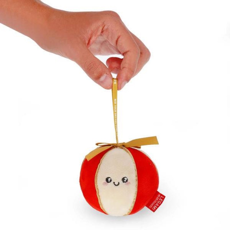 Legami Plush Christmas Decoration - Oh-Oh-Ohrnaments - Ball