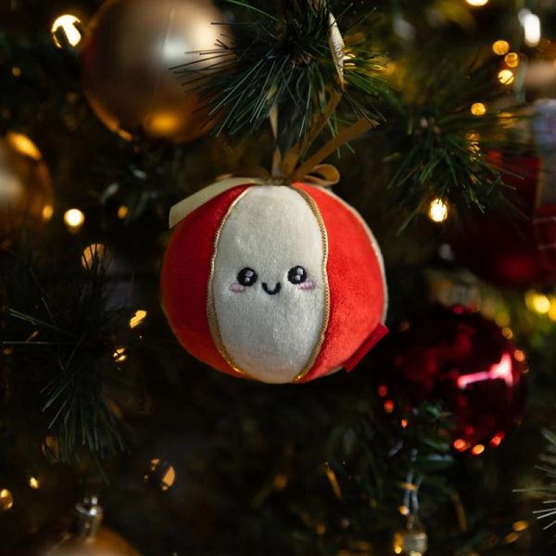 Legami Plush Christmas Decoration - Oh-Oh-Ohrnaments - Ball