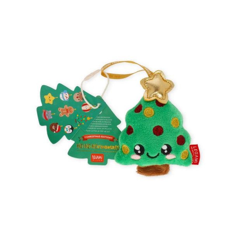 Legami Plush Christmas Decoration - Oh-Oh-Ohrnaments - Tree Legami Plush Christmas Decoration - Oh-Oh-Ohrnaments - Tree