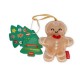 Legami Plush Christmas Decoration - Oh-Oh-Ohrnaments - Gingerbread