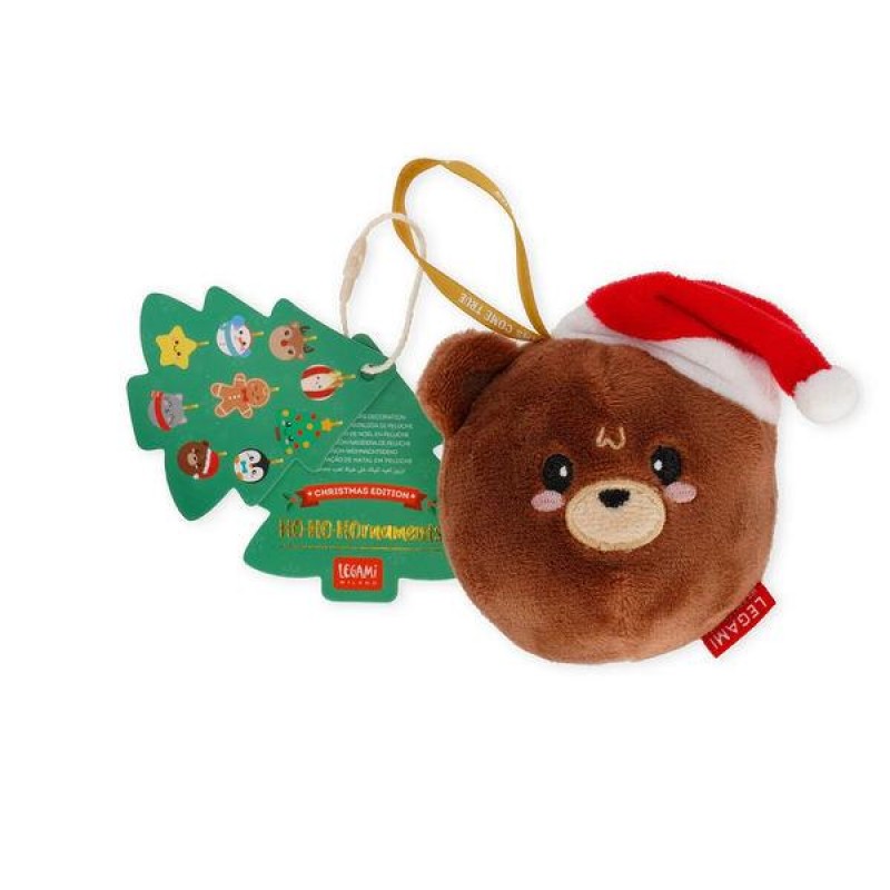 Legami Plush Christmas Decoration - Oh-Oh-Ohrnaments - Teddy