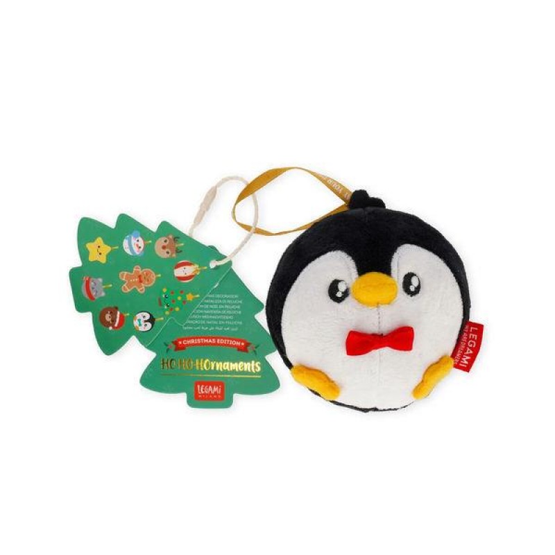 Legami Plush Christmas Decoration - Oh-Oh-Ohrnaments - Penguin