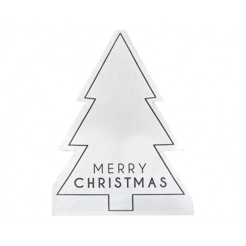 Χαρτοπετσέτες Περιγραμμικές Χριστουγεννιάτικο Δένδρο 16τεμ Χαρτοπετσέτες Περιγραμμικές Χριστουγεννιάτικο Δένδρο 16τεμ