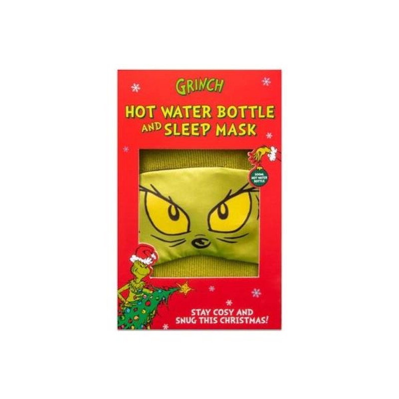 Σετ Θερμοφόρας και Μάσκα Υπνου The Grinch Σετ Θερμοφόρας και Μάσκα Υπνου The Grinch