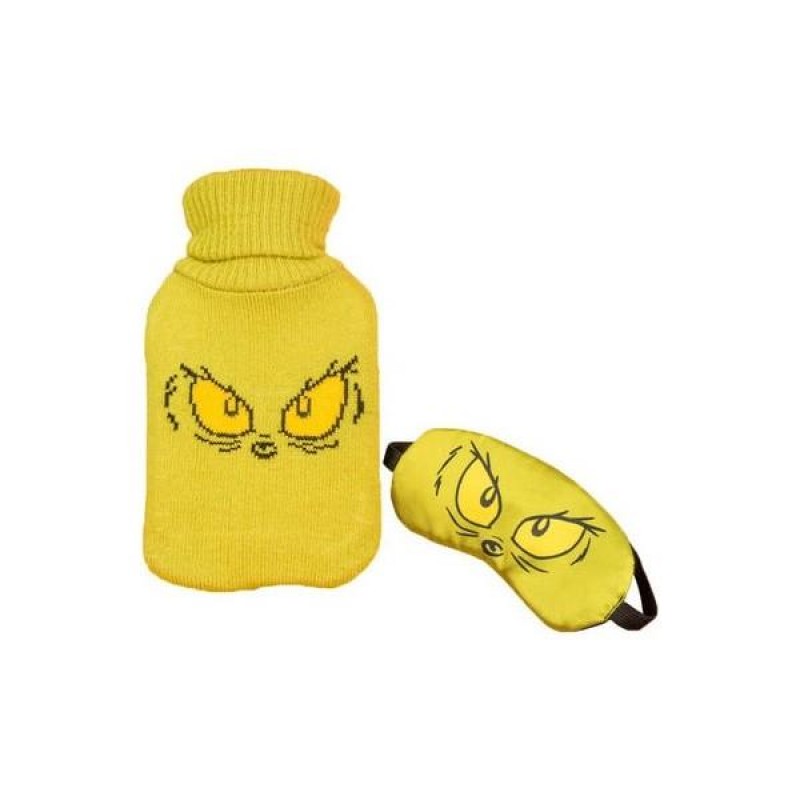 Σετ Θερμοφόρας και Μάσκα Υπνου The Grinch Σετ Θερμοφόρας και Μάσκα Υπνου The Grinch