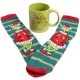Σετ Δώρου Κεραμική Κούπα και Κάλτσες The Grinch