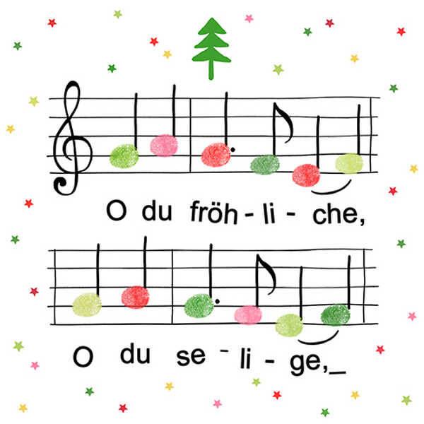 Atelier Χαρτοπετσέτες Φαγητού 33cm 20τεμ Christmas Notes