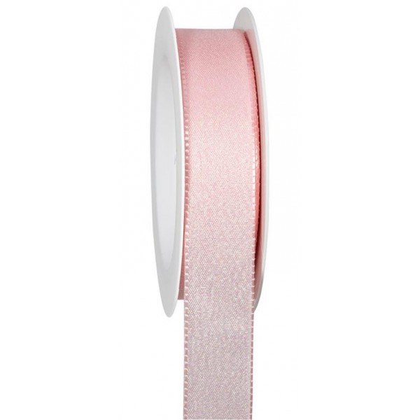 Κορδέλα 25mm x 2m Ροζ Ιριδίζον Κορδέλα 25mm x 2m Ροζ Ιριδίζον