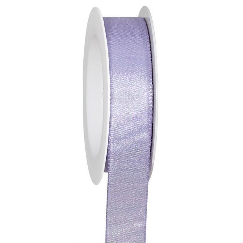 Κορδέλα 25mm x 2m Λιλά Ιριδίζον