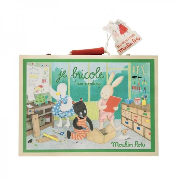 Moulin Roty Εργαλειοθήκη με Ξύλινα Εργαλεία