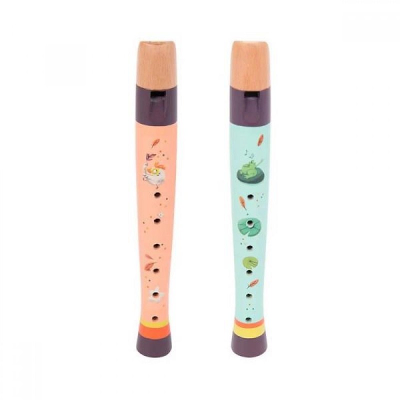 Moulin Roty Ξύλινη Φλογέρα Γαλάζια Moulin Roty Ξύλινη Φλογέρα Γαλάζια