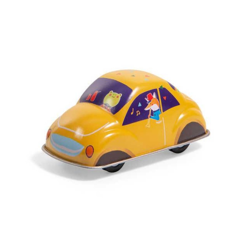 Moulin Roty Αμαξάκι Κουρδιστό Κίτρινο