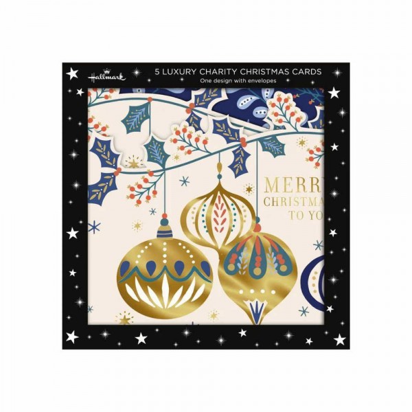Hallmark 5 Χριστουγεννιάτικες Κάρτες σε Κουτί Lux Charity Hallmark 5 Χριστουγεννιάτικες Κάρτες σε Κουτί Lux Charity