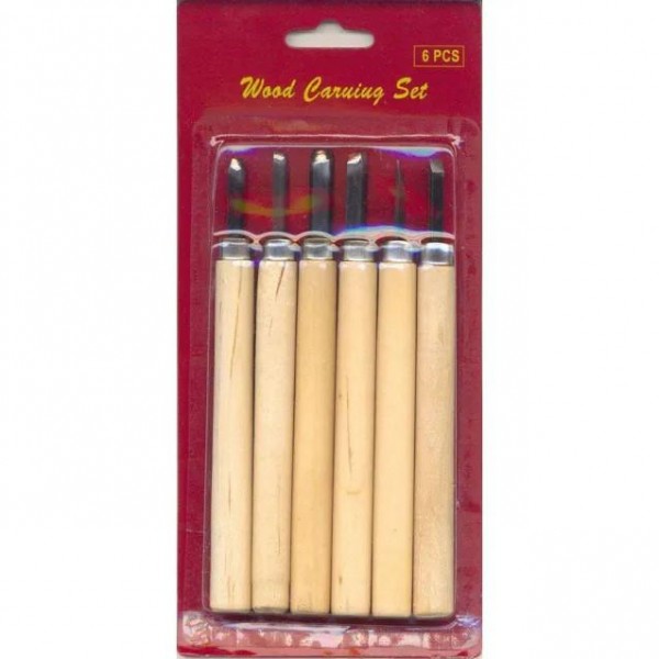 6 Εργαλεία Ξυλογλυπτικής 6 Εργαλεία Ξυλογλυπτικής