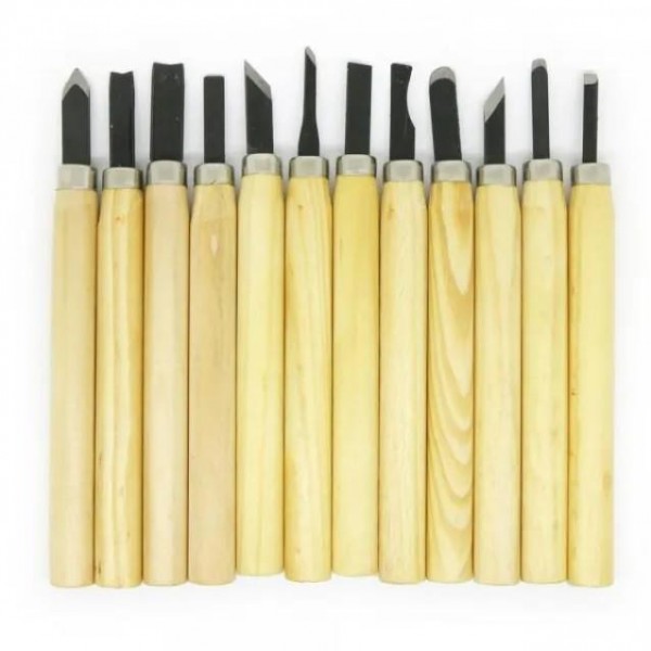 12 Εργαλεία Ξυλογλυπτικής