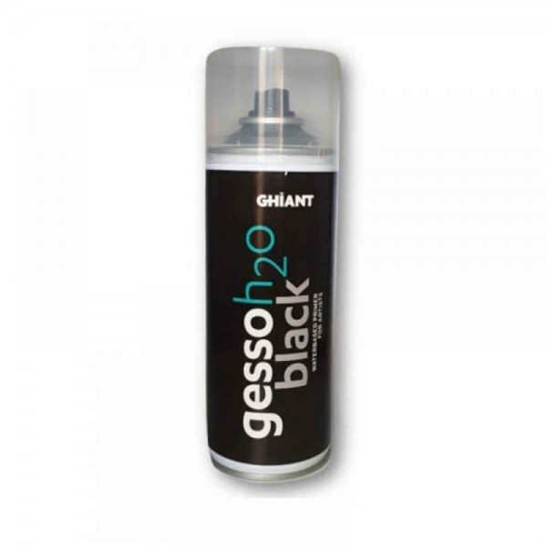 Ghiant Spray 400ml Μαύρο Gesso H2O Ghiant Spray 400ml Μαύρο Gesso H2O