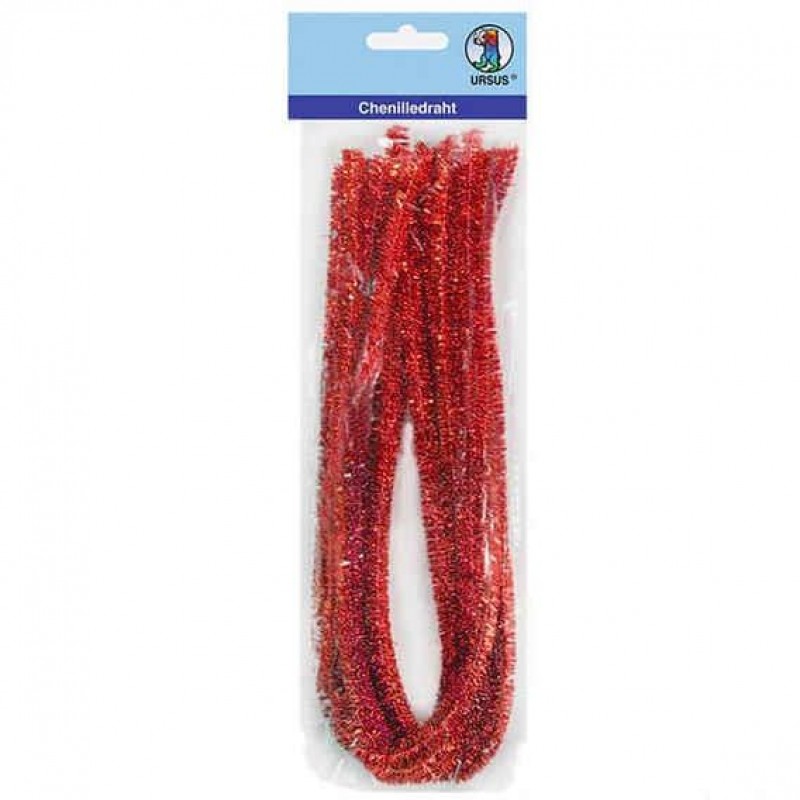 Ursus 10 Σύρματα Πίπας 9mm x 50cm Metallic Red