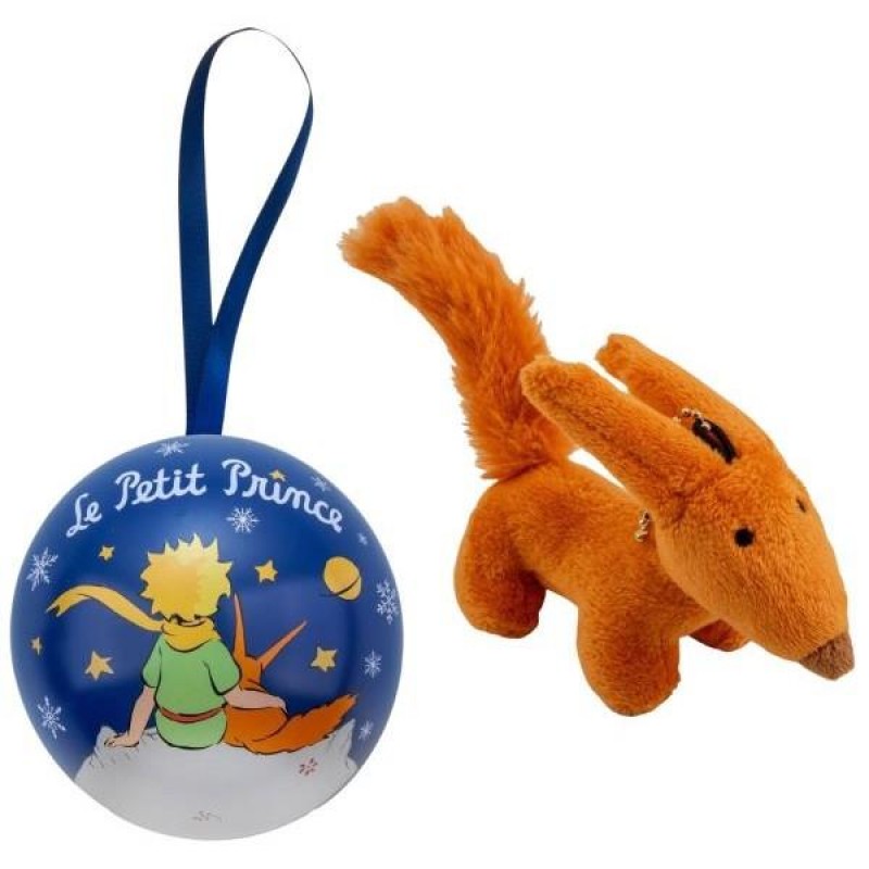 Στολίδι Χριστουγεννιάτικη Μπάλα Le Little Prince με Λούτρινο Μπρελόκ