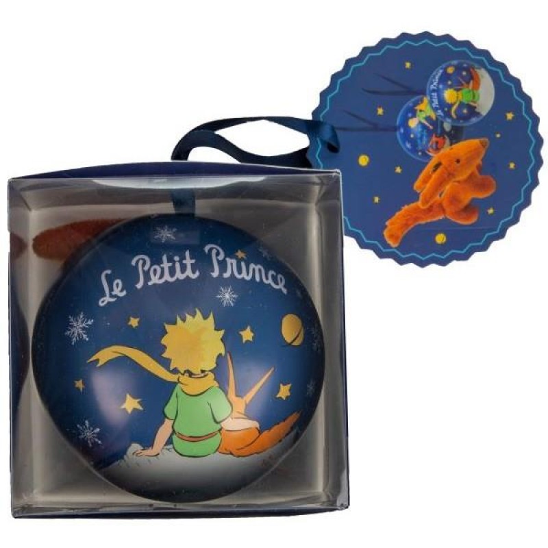 Στολίδι Χριστουγεννιάτικη Μπάλα Le Little Prince με Λούτρινο Μπρελόκ