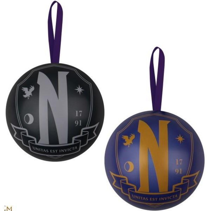 Wednesday Στολίδι Χριστουγεννιάτικη Μπάλα με Κάλτσες