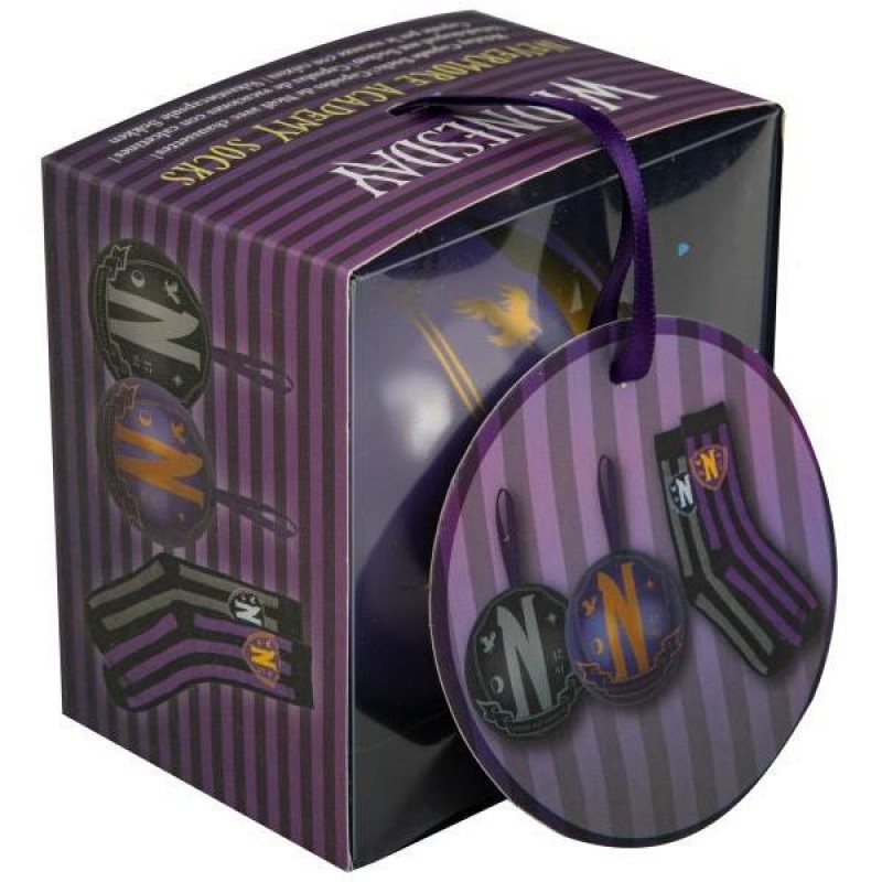 Wednesday Στολίδι Χριστουγεννιάτικη Μπάλα με Κάλτσες