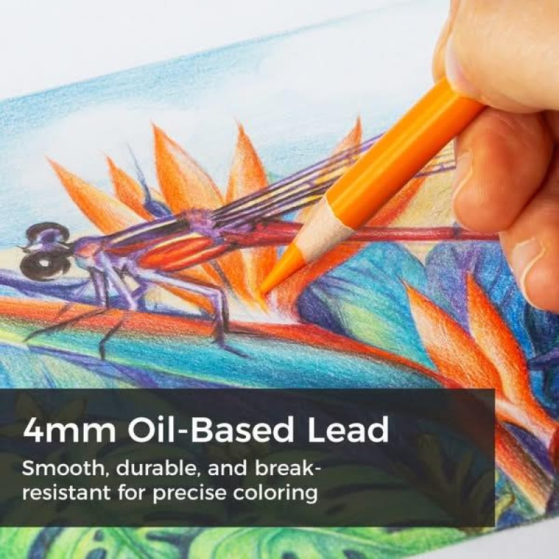 Ohuhu Halawa Σετ 72 Oil-based Ξυλομπογιές