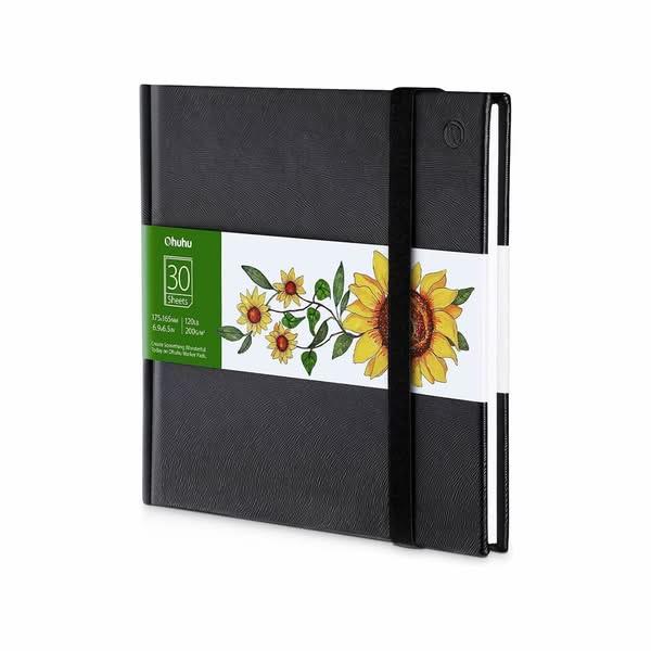 Ohuhu Marker Sketchbook 175x165mm 200gr Σκληρό Εξώφυλλο με Λάστιχο 30φ Ohuhu Marker Sketchbook 175x165mm 200gr Σκληρό Εξώφυλλο με Λάστιχο 30φ