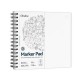 Ohuhu Marker Bleedproof Sketchbook Σπιράλ 22.5x21cm 150gr 60φ Ohuhu Marker Bleedproof Sketchbook Σπιράλ 22.5x21cm 150gr 60φ