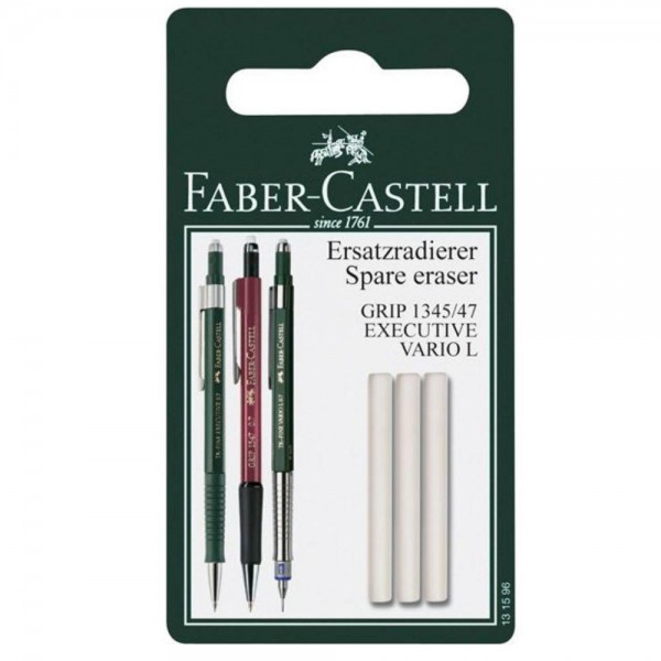 Faber Castell 3 Ανταλλακτικές Γόμες Μηχανικών Μολυβιών Vario L