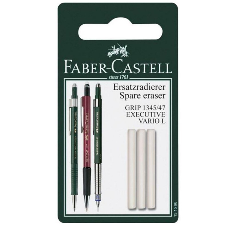 Faber Castell 3 Ανταλλακτικές Γόμες Μηχανικών Μολυβιών Vario L