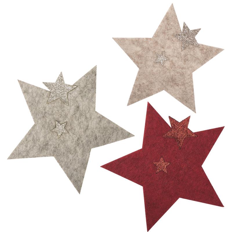 6 Σουβέρ Τσόχας Αστέρι se 3 Χρώματα