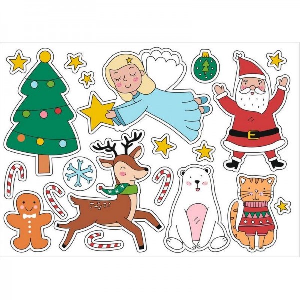 Σετ Αυτοκόλλητα Παραθυρου Glow In The Dark Σετ Αυτοκόλλητα Παραθυρου Glow In The Dark