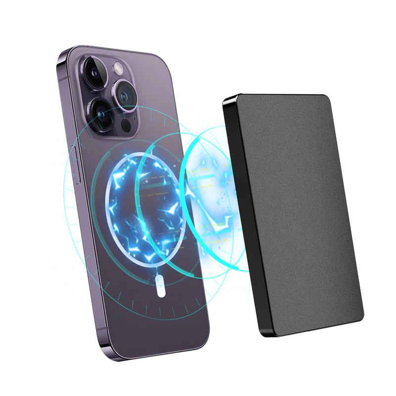 Valenta Card Protector Aluminium Magsafe Graphite Grey