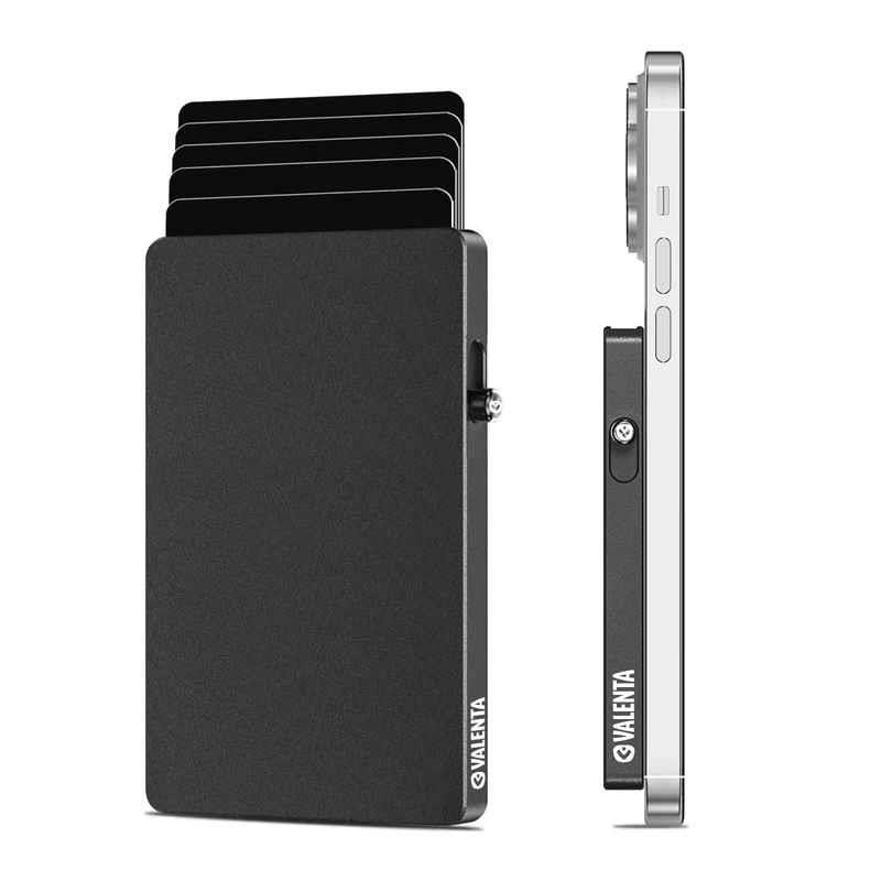Valenta Card Protector Aluminium Magsafe Graphite Grey