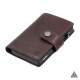 Valenta Card Wallet Leather Magsafe Chocolate