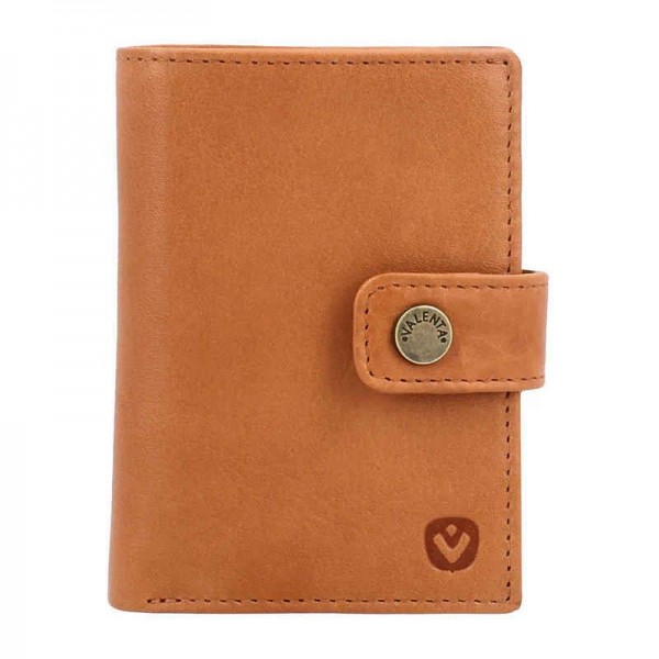 Valenta Card Wallet Leather Magsafe Tan