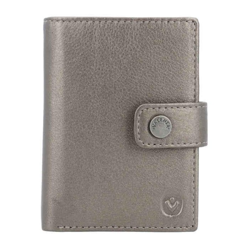 Valenta Card Wallet Leather Magsafe Metallic Bronze Valenta Card Wallet Leather Magsafe Metallic Bronze