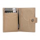 Valenta Card Wallet Leather Magsafe Metallic Sand