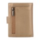 Valenta Card Wallet Leather Magsafe Metallic Sand